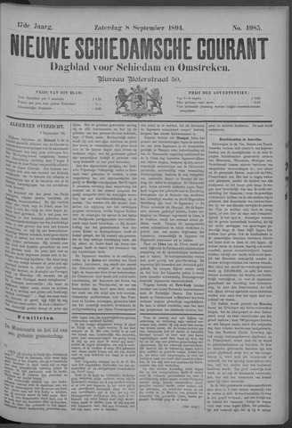 Nieuwe Schiedamsche Courant 1894-09-08