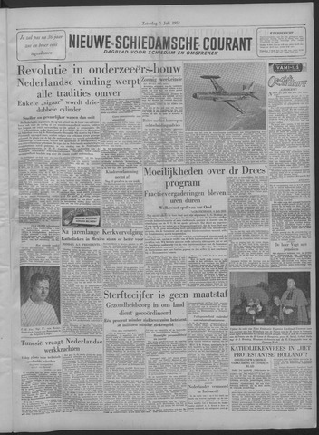 Nieuwe Schiedamsche Courant 1952-07-05