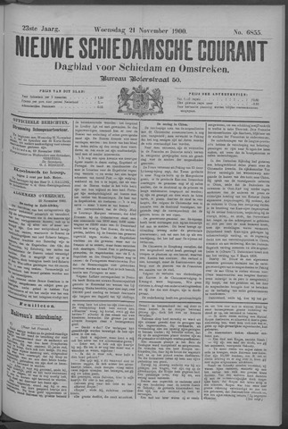 Nieuwe Schiedamsche Courant 1900-11-21