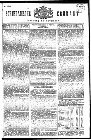 Schiedamsche Courant 1863-11-16