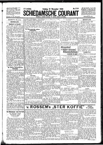 Schiedamsche Courant 1924-11-21