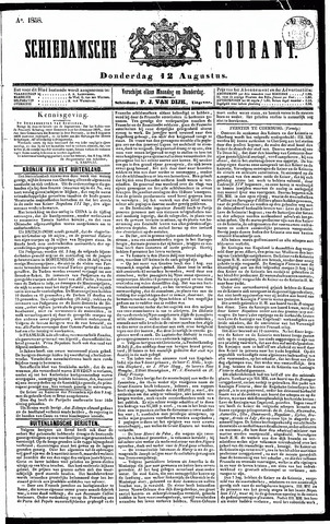 Schiedamsche Courant 1858-08-12