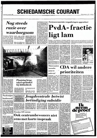 Rotterdamsch Nieuwsblad / Schiedamsche Courant / Rotterdams Dagblad / Waterweg / Algemeen Dagblad 1981-11-05