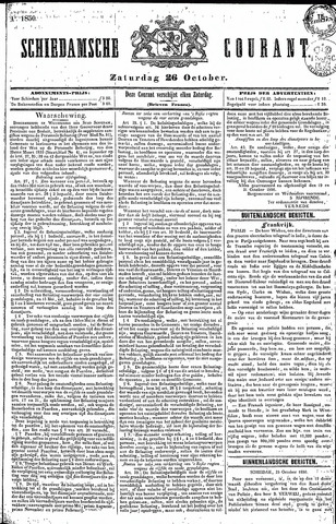 Schiedamsche Courant 1850-10-26