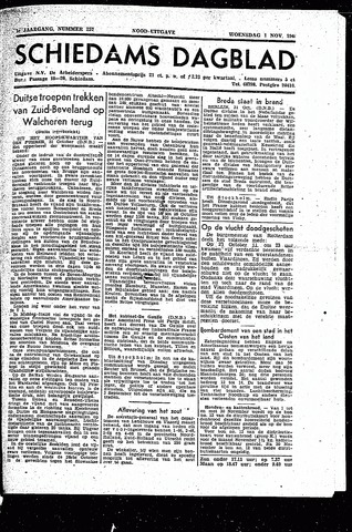 Schiedamsch Dagblad 1944-11-01