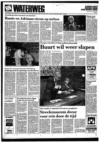 Rotterdamsch Nieuwsblad / Schiedamsche Courant / Rotterdams Dagblad / Waterweg / Algemeen Dagblad 1989-10-16