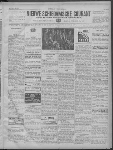 Nieuwe Schiedamsche Courant 1934-01-06