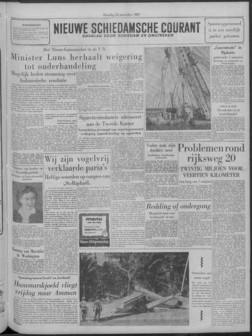 Nieuwe Schiedamsche Courant 1957-11-26