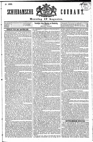 Schiedamsche Courant 1863-08-17
