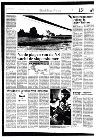 Rotterdamsch Nieuwsblad / Schiedamsche Courant / Rotterdams Dagblad / Waterweg / Algemeen Dagblad 1993-07-17