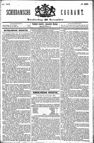 Schiedamsche Courant 1873-11-20