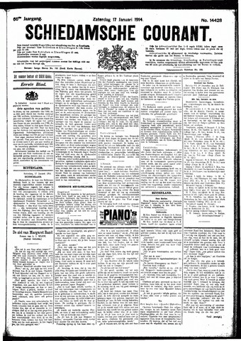 Schiedamsche Courant 1914-01-17