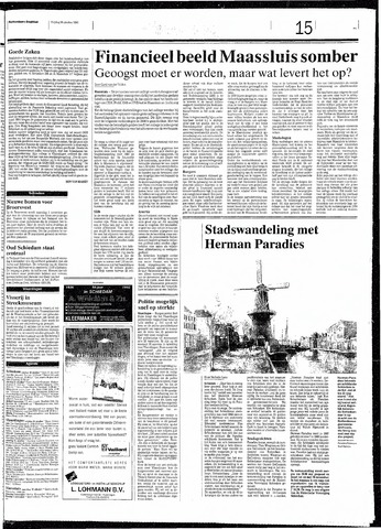 Rotterdamsch Nieuwsblad / Schiedamsche Courant / Rotterdams Dagblad / Waterweg / Algemeen Dagblad 1992-10-30