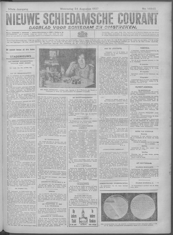 Nieuwe Schiedamsche Courant 1927-08-24