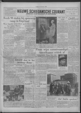 Nieuwe Schiedamsche Courant 1952-10-10