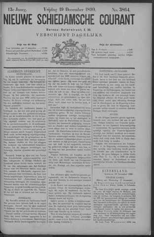 Nieuwe Schiedamsche Courant 1890-12-19
