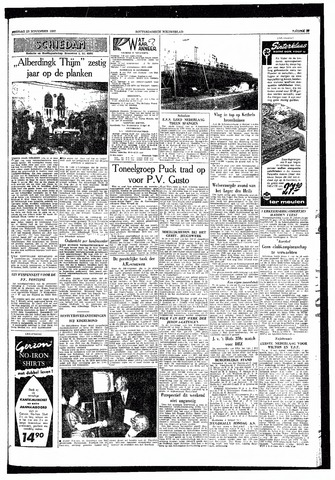 Rotterdamsch Nieuwsblad / Schiedamsche Courant / Rotterdams Dagblad / Waterweg / Algemeen Dagblad 1957-11-22