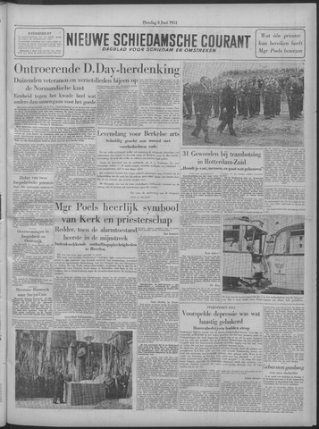 Nieuwe Schiedamsche Courant 1954-06-08