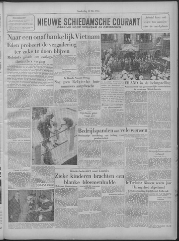 Nieuwe Schiedamsche Courant 1954-05-13