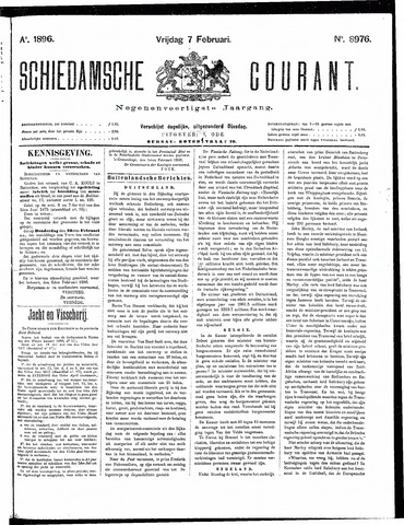 Schiedamsche Courant 1896-02-07