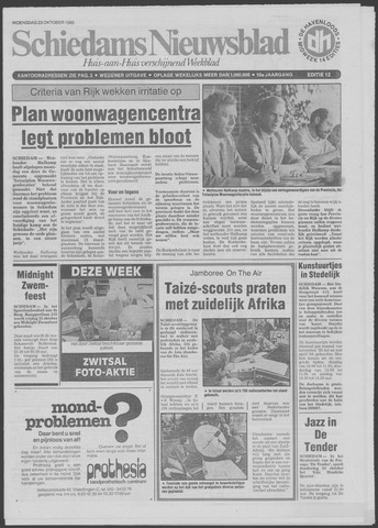 Schiedams Nieuwsblad 1985-10-23