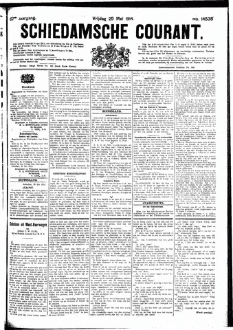 Schiedamsche Courant 1914-05-29