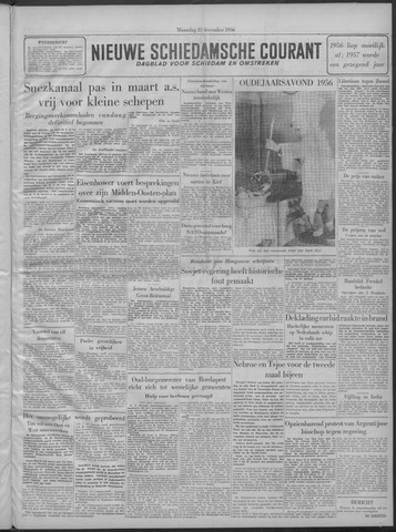 Nieuwe Schiedamsche Courant 1956-12-31
