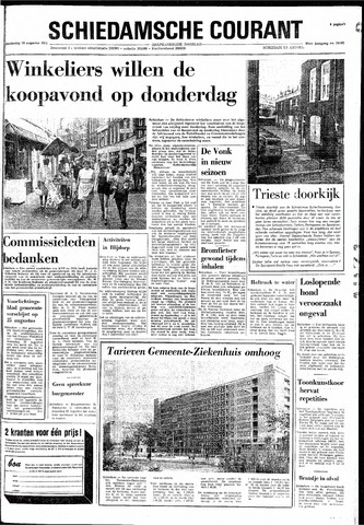 Rotterdamsch Nieuwsblad / Schiedamsche Courant / Rotterdams Dagblad / Waterweg / Algemeen Dagblad 1971-08-19
