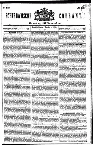 Schiedamsche Courant 1868-11-16