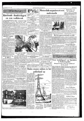 Rotterdamsch Nieuwsblad / Schiedamsche Courant / Rotterdams Dagblad / Waterweg / Algemeen Dagblad 1957-07-04