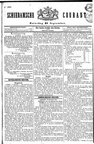 Schiedamsche Courant 1850-09-21