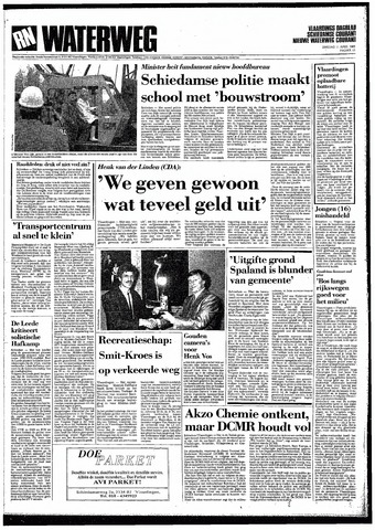 Rotterdamsch Nieuwsblad / Schiedamsche Courant / Rotterdams Dagblad / Waterweg / Algemeen Dagblad 1989-04-11