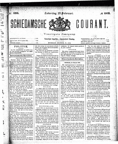 Schiedamsche Courant 1886-02-27