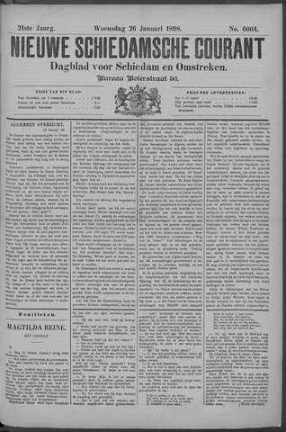 Nieuwe Schiedamsche Courant 1898-01-26