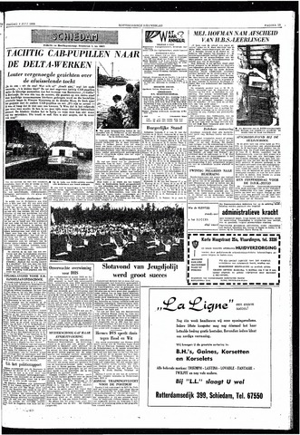 Rotterdamsch Nieuwsblad / Schiedamsche Courant / Rotterdams Dagblad / Waterweg / Algemeen Dagblad 1958-07-04