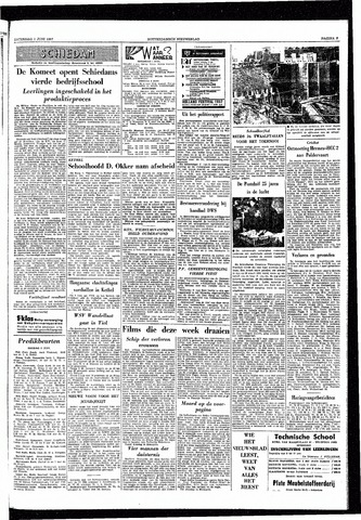 Rotterdamsch Nieuwsblad / Schiedamsche Courant / Rotterdams Dagblad / Waterweg / Algemeen Dagblad 1957-06-01