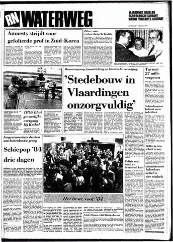 Rotterdamsch Nieuwsblad / Schiedamsche Courant / Rotterdams Dagblad / Waterweg / Algemeen Dagblad 1984-01-09