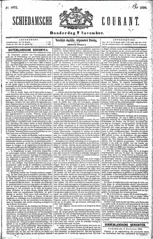 Schiedamsche Courant 1872-11-07