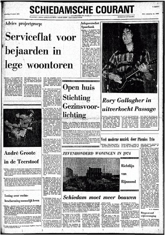 Rotterdamsch Nieuwsblad / Schiedamsche Courant / Rotterdams Dagblad / Waterweg / Algemeen Dagblad 1973-03-12