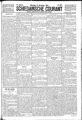 Schiedamsche Courant 1921-11-14