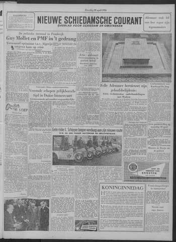 Nieuwe Schiedamsche Courant 1956-04-28