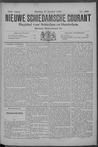 Nieuwe Schiedamsche Courant 1898-01-18