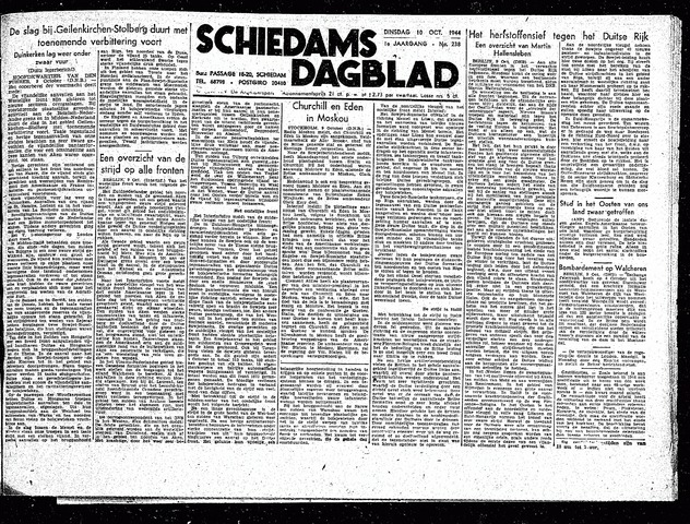 Schiedamsch Dagblad 1944-10-10
