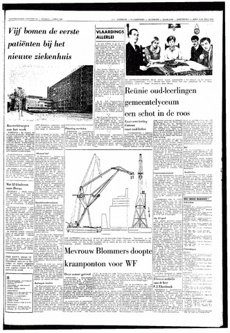 Rotterdamsch Nieuwsblad / Schiedamsche Courant / Rotterdams Dagblad / Waterweg / Algemeen Dagblad 1969-04-01