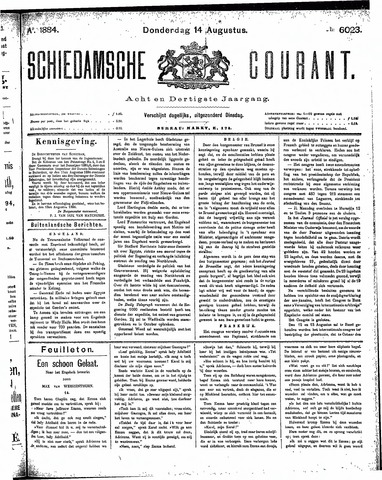 Schiedamsche Courant 1884-08-14