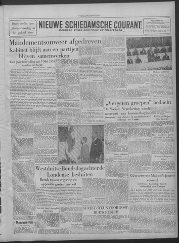 Nieuwe Schiedamsche Courant 1954-10-08