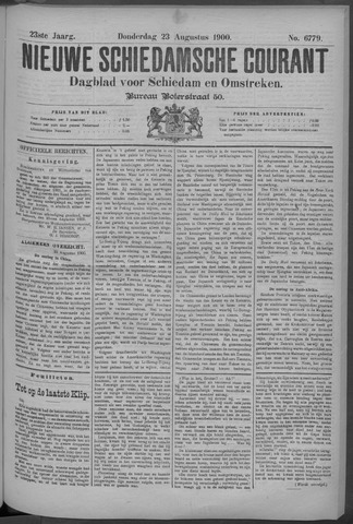 Nieuwe Schiedamsche Courant 1900-08-23