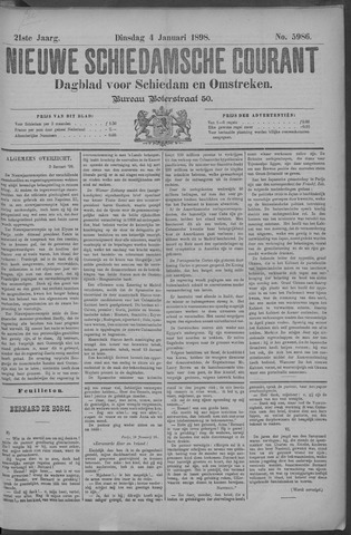 Nieuwe Schiedamsche Courant 1898-01-04