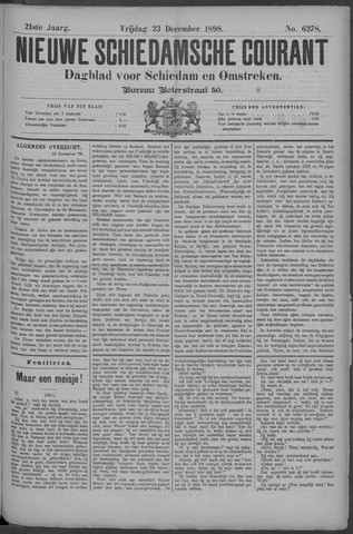 Nieuwe Schiedamsche Courant 1898-12-23