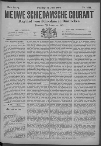 Nieuwe Schiedamsche Courant 1894-06-12